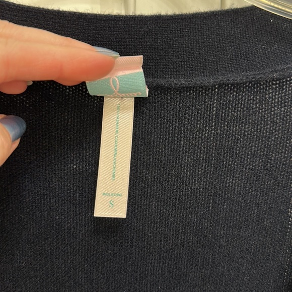 Aqua Cashmere Sweater - Picture 3 of 4